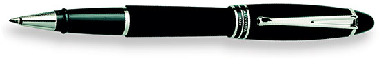 Aurora Ipsilon Satin Black Roller Ball