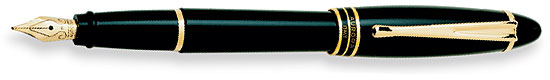 Aurora Ipsilon Resin Black Fountain Pen