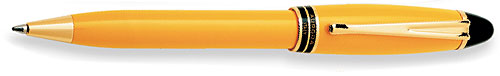 Aurora Ipsilon Resin Yellow Ballpoint Pen