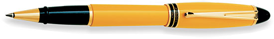 Aurora Ipsilon Resin Yellow Roller Ball