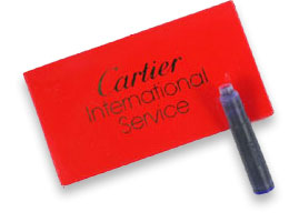 Cartier Fountain Pen Cartridges (Genuine)