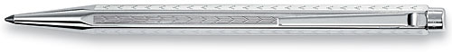 Caran d Ache Ecridor Silver Chevron Ballpoint  Pen  