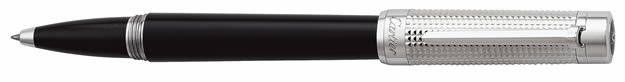 Cartier de Pasha Doue Rollerball Pen Clou De Paris Composite Plat. Finish