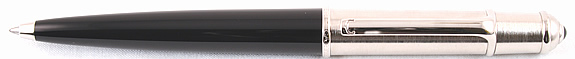 Cartier Diabolo Black Composite w/Brushed Platinum Ballpoint Pen