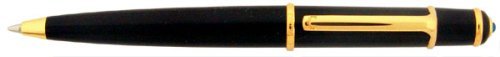 Cartier Mini Diabolo Black Gold Trim Ballpoint Pen