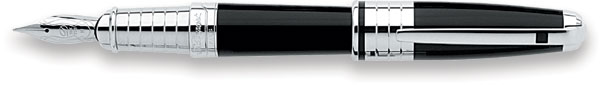 S T Dupont Platinum Plate,Placed Metal Design Large Fountain Pen