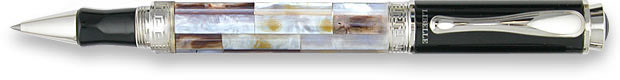Libelle Nature Mosiac Chrome Trim  RollerBall Pen