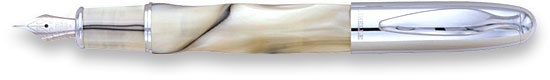 Libelle Vortex Ivory Swirl Fountain Pen