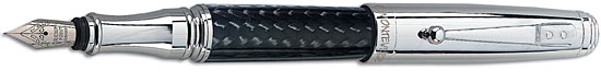 Monteverde  Invincia Chrome/Carbon Fiber Fountain Pen