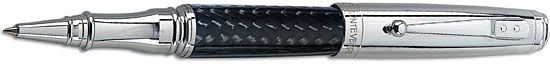 Monteverde  Invincia Chrome/Carbon Fiber RollerBall Pen