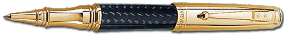 Monteverde  Invincia RoseGold Carbonfiber RollerBall Pen