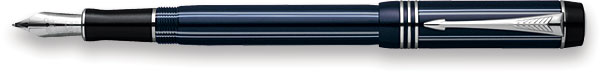 Parker Duofold  Fountain Pen Navy Pin Stripe  **SPECIAL EDITION**