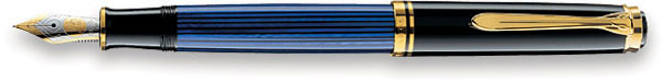 Pelikan Souveran M800 Black/Blue Fountain Pen