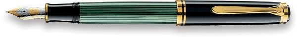 Pelikan Souveran M800 Black/Green Fountain Pen
