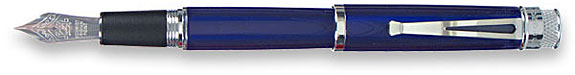 Tornado Lacquer Finish Fountain Pen Blue