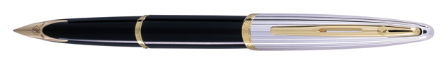 Waterman Carene Deluxe Black/Silver Fountain Pen