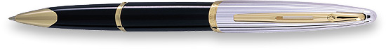 Waterman Carene Deluxe Black/Silver  RollerBall