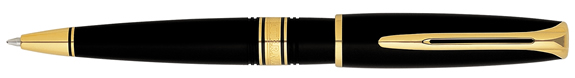 Waterman Charleston Black Gold Trim BallPoint