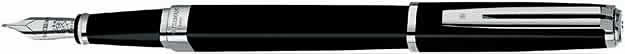 Waterman Exception Black Lacquer Fountain Pen