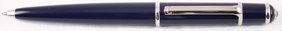Cartier Diabolo Ballpoint Blue Lacquer