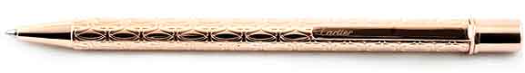 Cartier Must Double C De Cartier Gold Ballpoint Pen