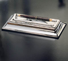 Horizontal Pen Holder Chrome Plated