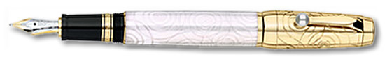 Montblanc Boheme Lacquer Pearl Fountain Pen  (RETRACTABLE NIB FP)