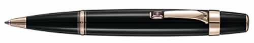 Montblanc Boheme Marron Ballpoint  Pen -Smoky Crystalline Stone - Rose G