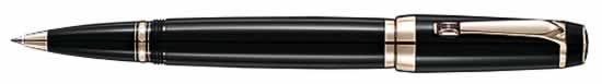 Montblanc Boheme Marron Rollerball Pen - Smoky Crystalline Stone - Rose Gold