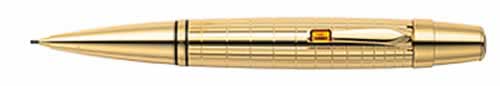Montblanc Boheme  Gold Plated Citrine Gemstone  Pen Mechanical Pencil 0.9 mm