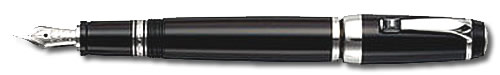 Montblanc Boheme Noir Fountain Pen - Onyx Stone (RETRACTABLE NIB FP)