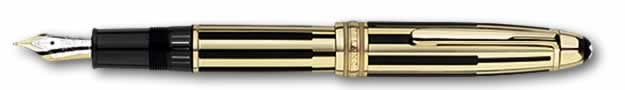 Montblanc Solitaire LeGrand  Gold and Black Fountain Pen