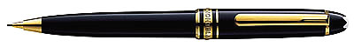 Montblanc Mozart Black Gold Plated 0.7mm Mechanical Pencil