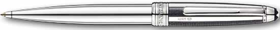 Montblanc Solitaire Classique Silver Fiber Glass Guilloche Ballpoint Pen