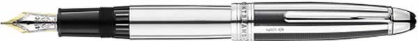 Montblanc Solitaire Legrand Silver Fiber Glass Guilloche Fountain Pen