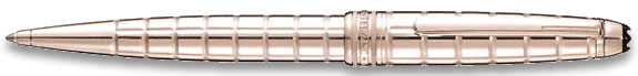 Montblanc Solitaire Classique Platinum Plated Facet Ballpoint Pen