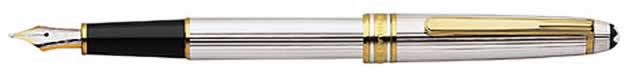 Montblanc Solitaire Classique Sterling Silver Fountain Pen