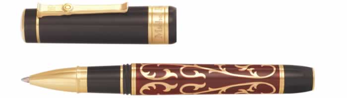 Michel Perchin Pen  - Red MP4 RollerBall Convertible Pen