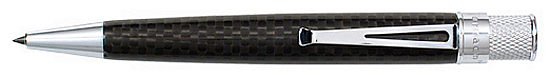 Retro Tornado Carbon Fiber RollerBall Pen 