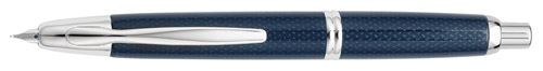 Pilot Namiki Vanishing Point Blue Carbon Fiber Fountain Pen