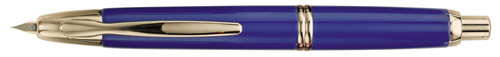 Pilot Namiki Vanishing Point Blue/Gold Fountain Pen