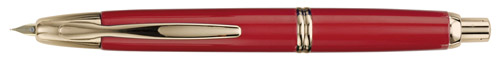 Pilot Namiki Vanishing Point Red/Gold Fountain Pen