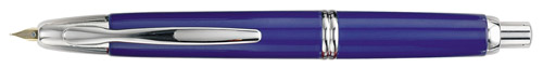 Pilot Namiki Vanishing Point Blue/Rhodium Fountain Pen