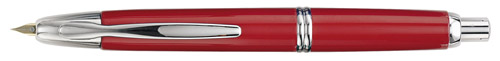 Pilot Namiki Vanishing Point Red/Rhodium Fountain Pen